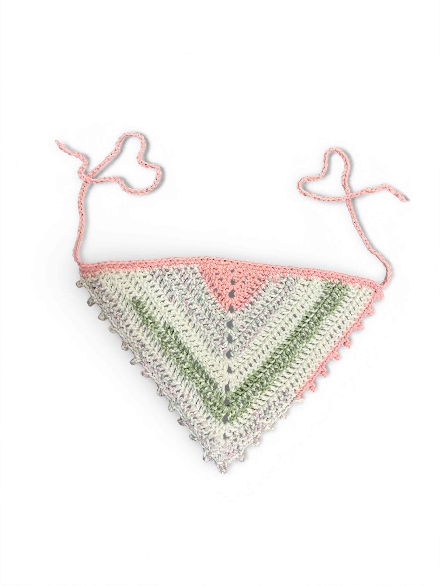 Spring Floral Picot Bandana