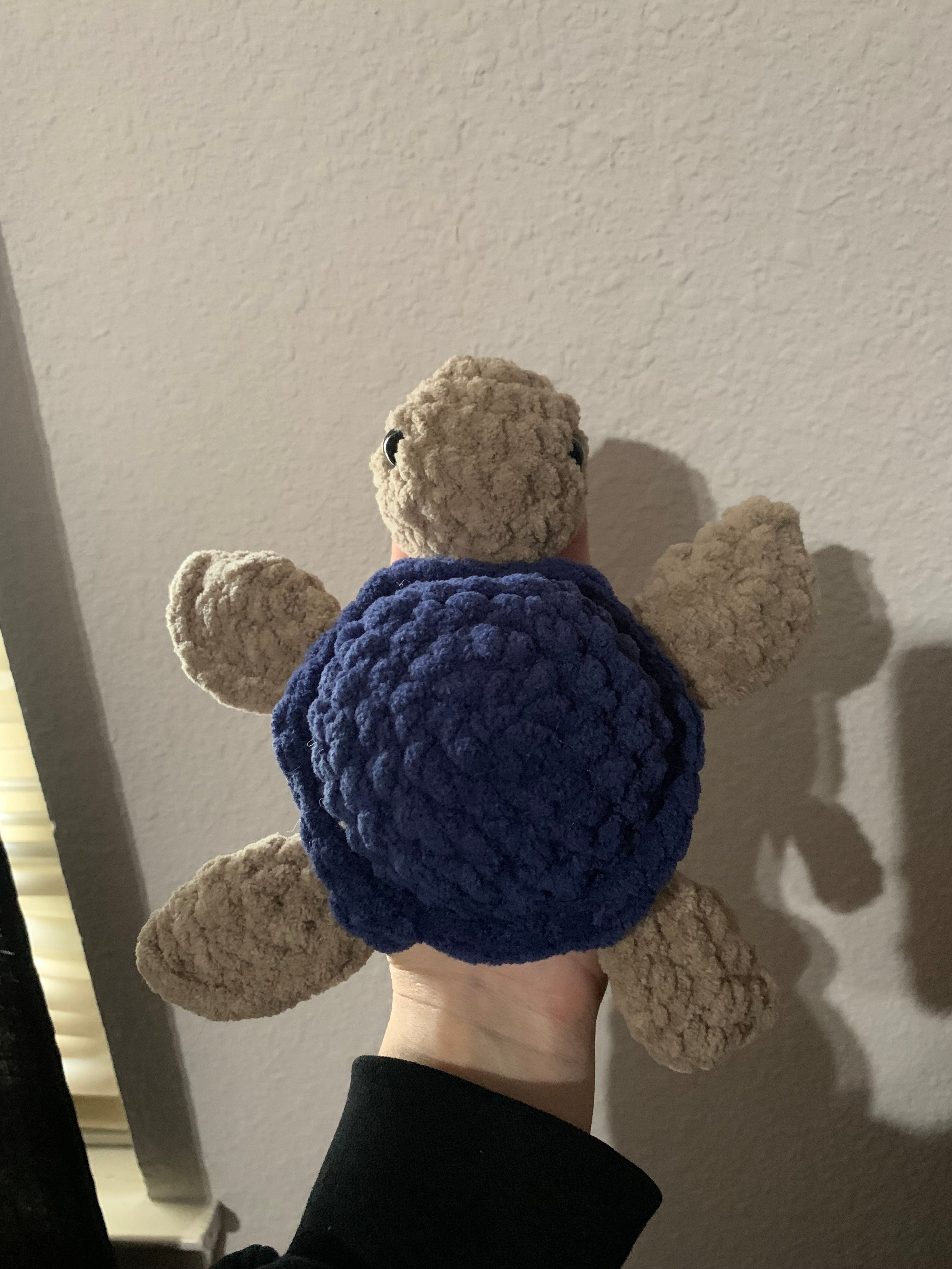 Blue/Brown Sea Turtle Plushie