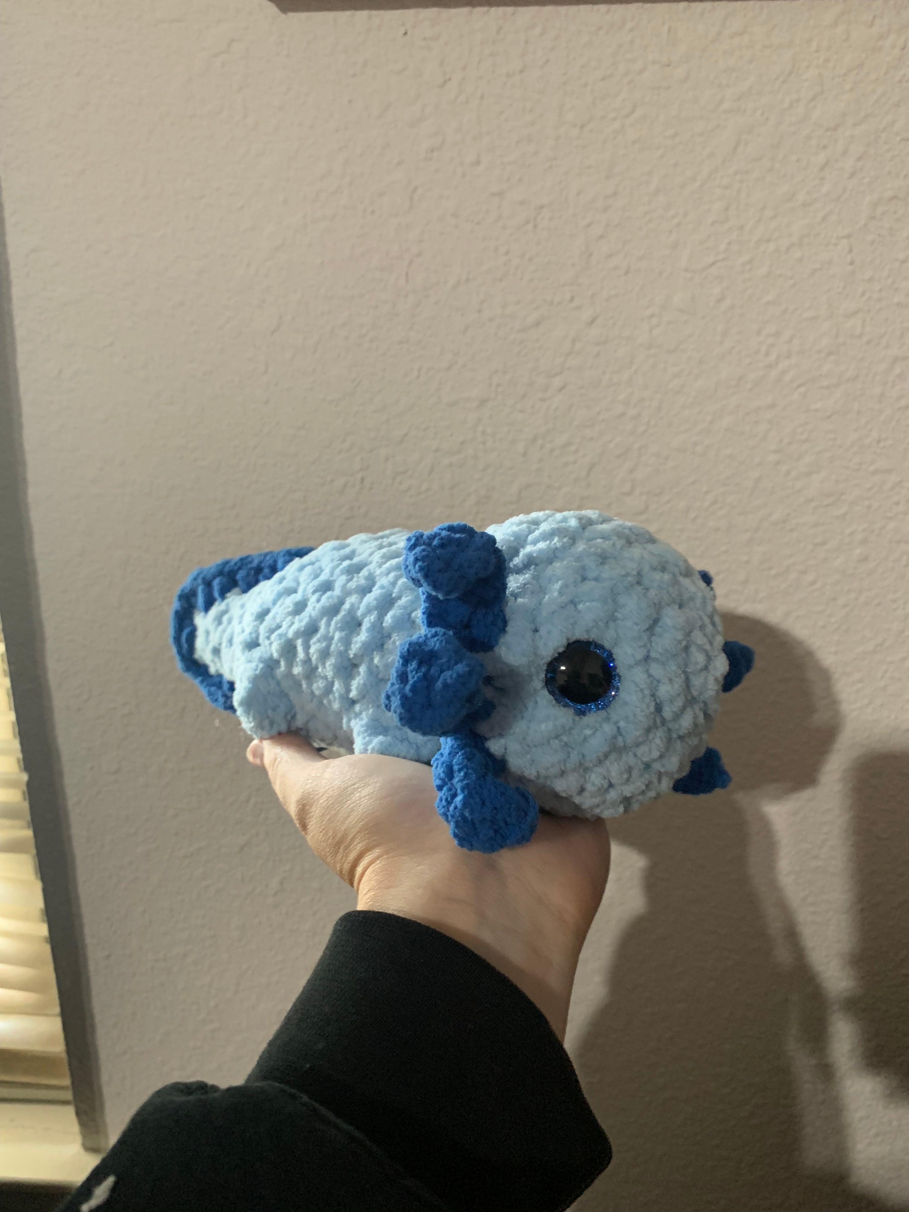 Blue Axolotl Plushie