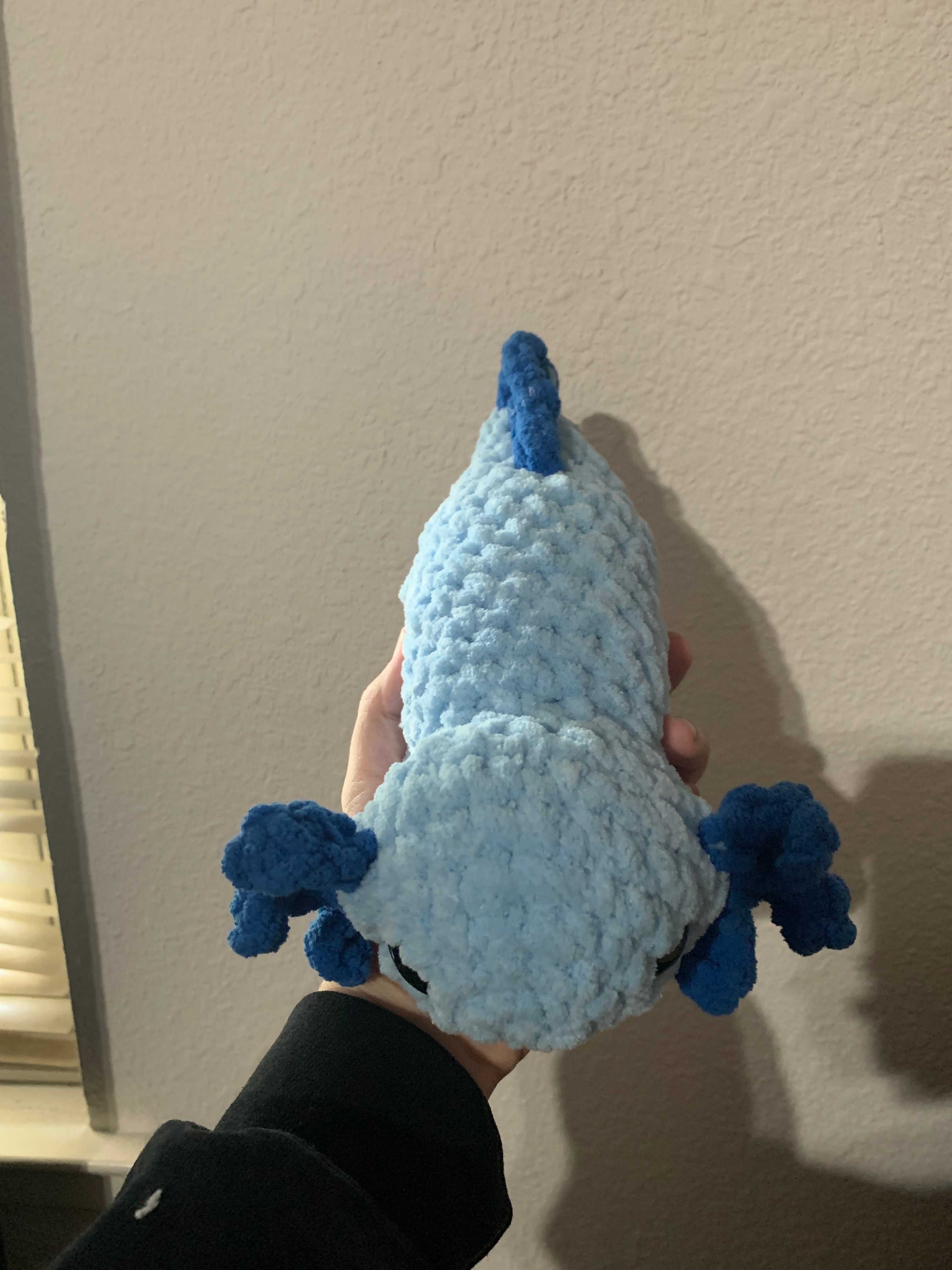 Blue Axolotl Plushie