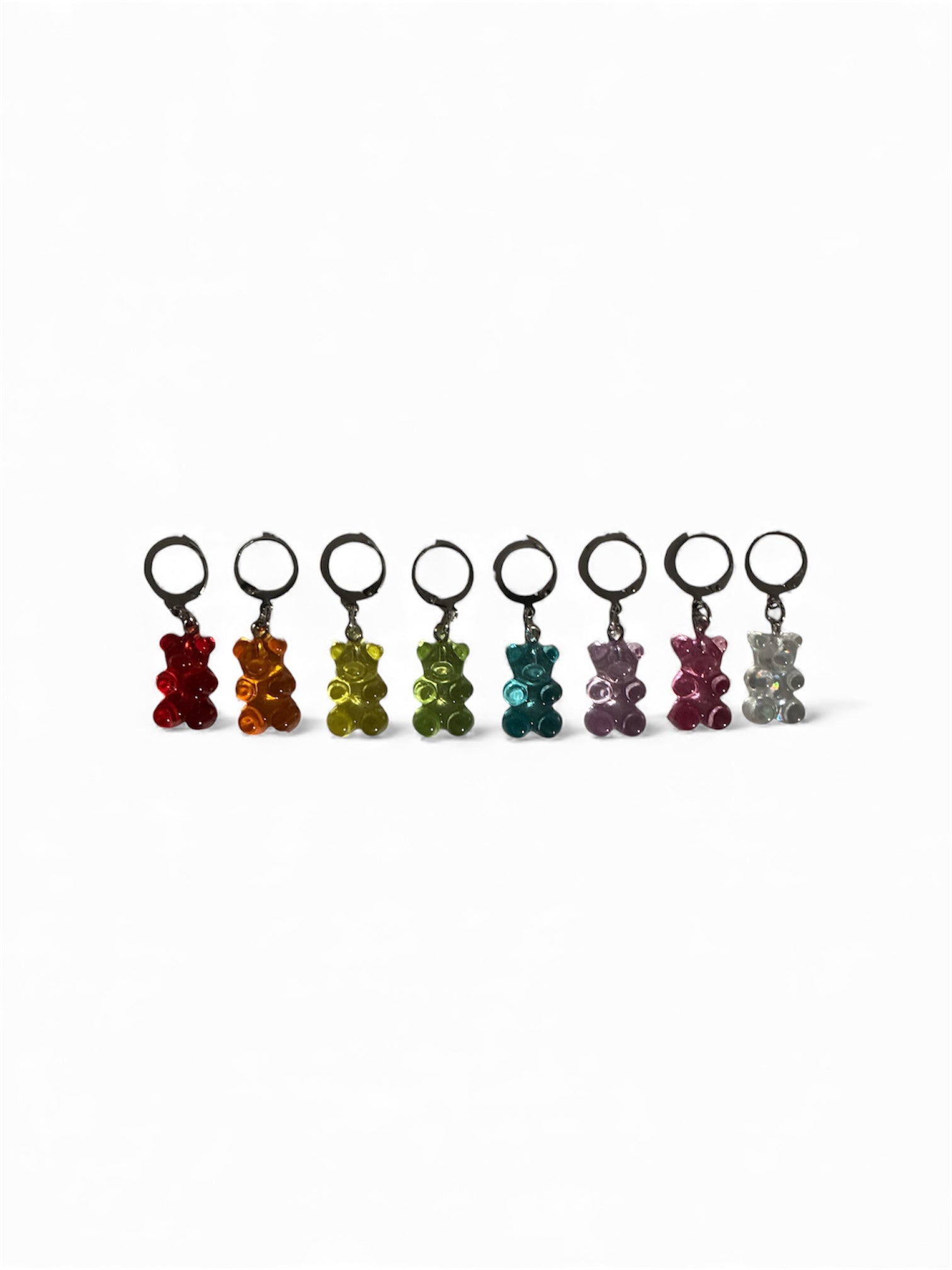 Clear Gummy Bear Stitch Markers