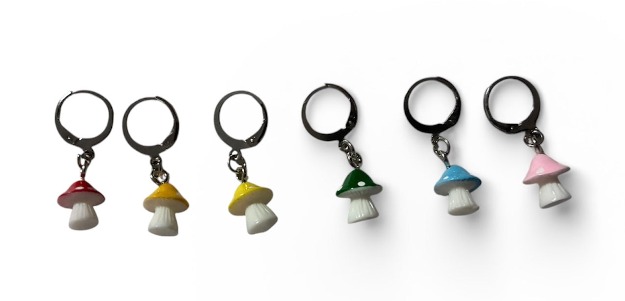 Mushroom Stitch Markers