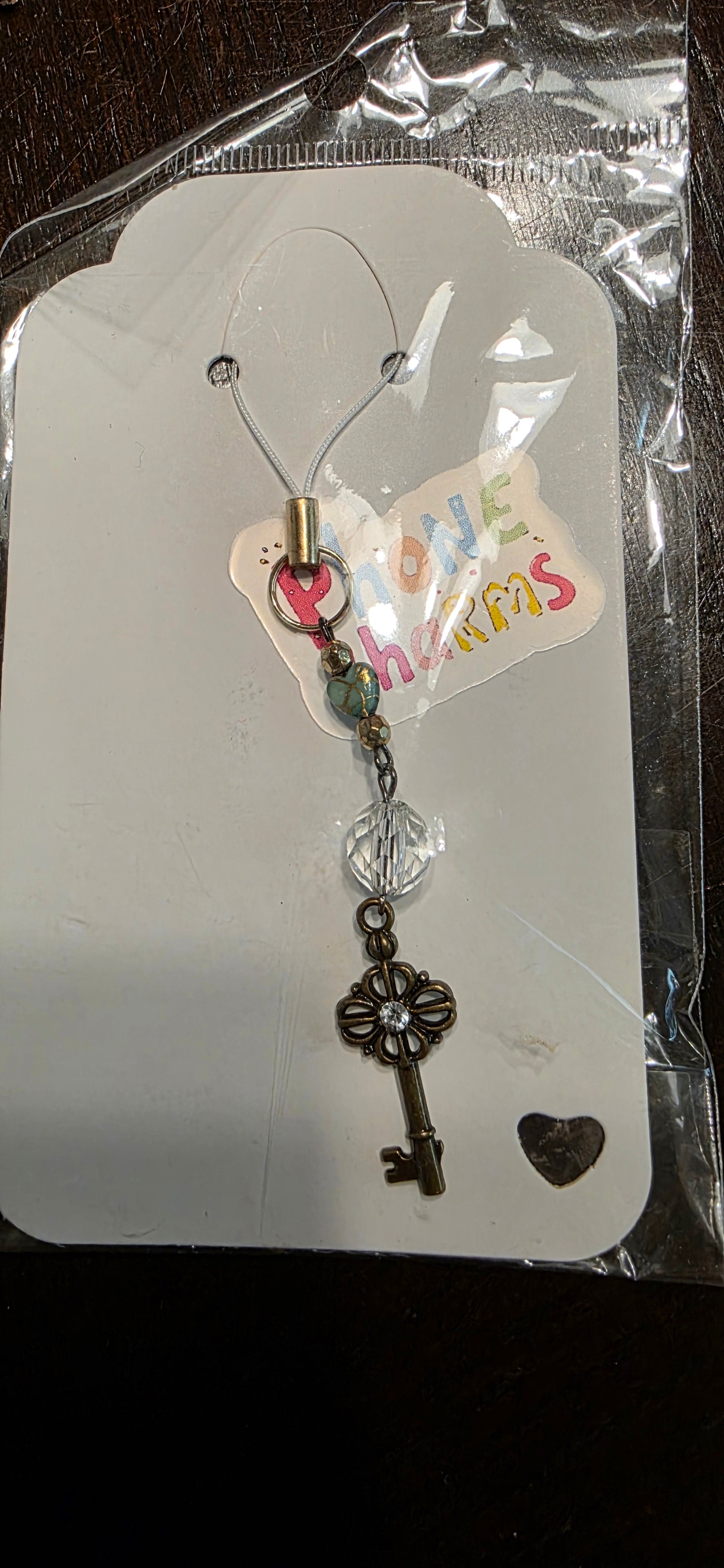Bronze Key Charm