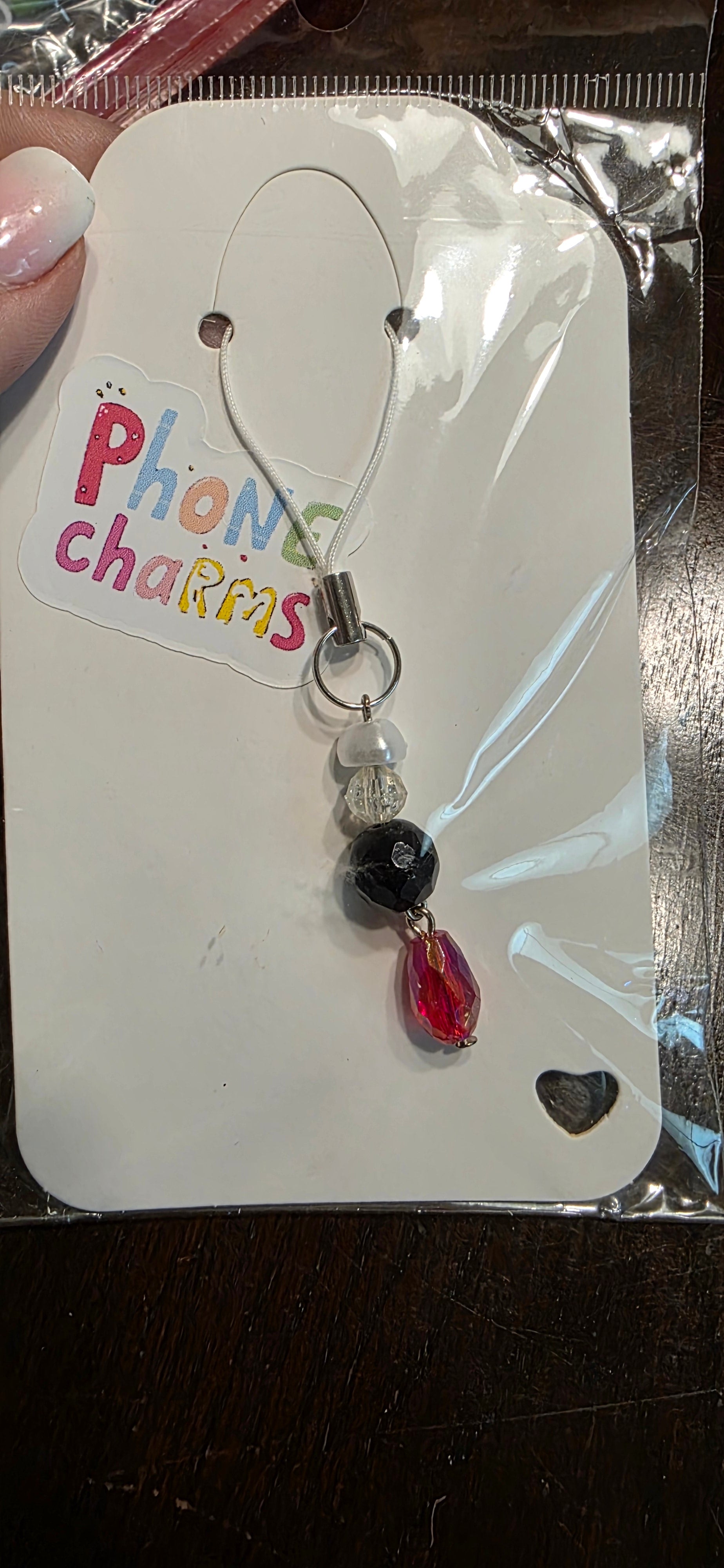 Red White & Black Charm