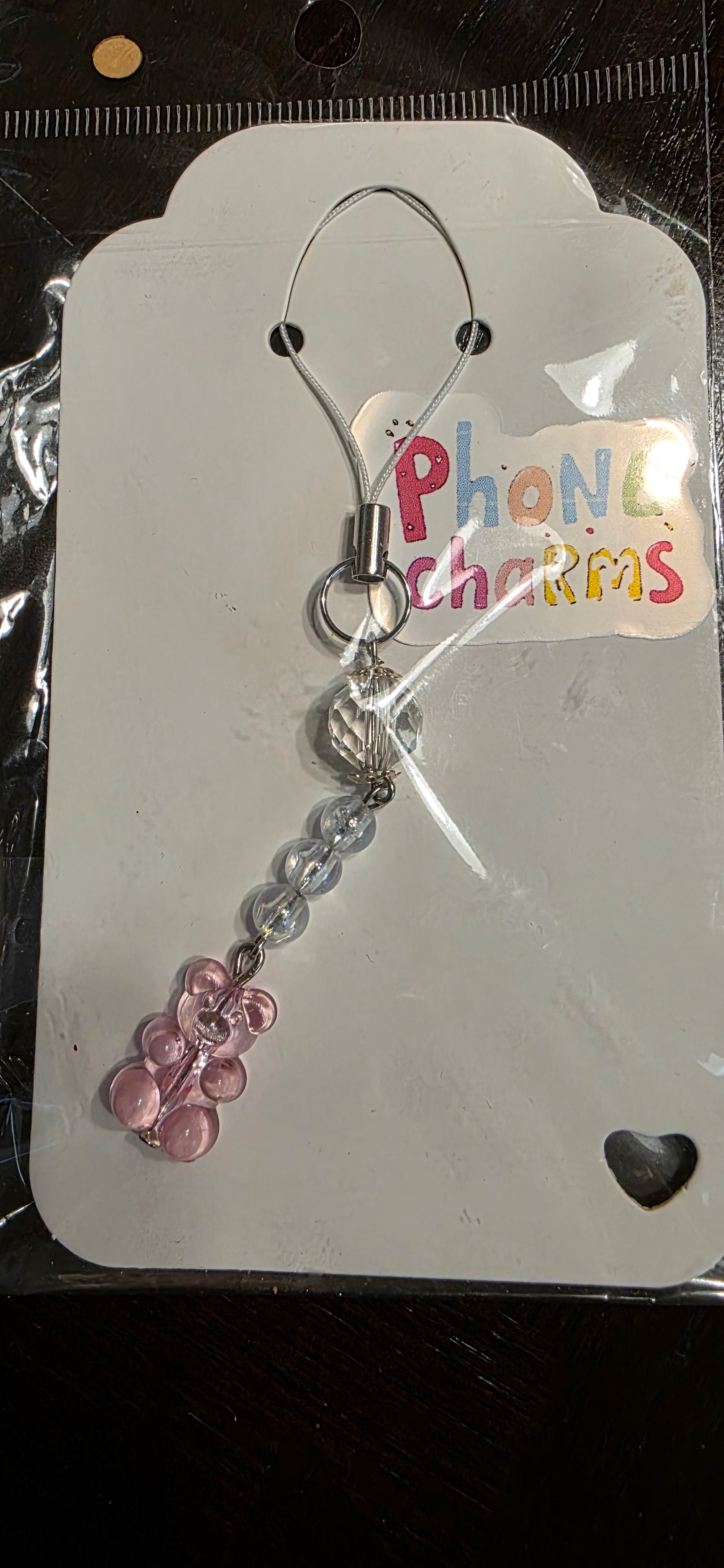 Pink Gummy Bear Charm